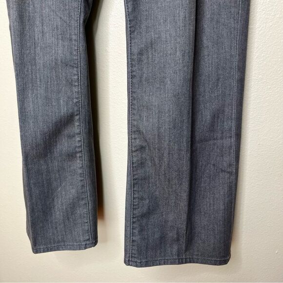 Old Navy Sweetheart Gray Five Pocket Jeans Straight Leg Women 16 Cotton Spandex - Picture 5 of 14